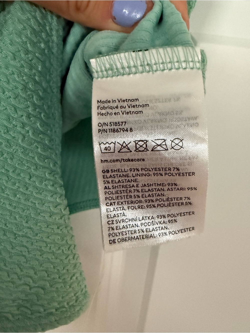 H&M Ribbed Bodysuit - Picture 4 of 5